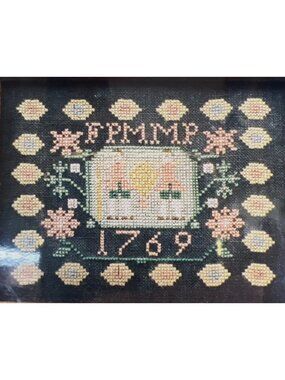 Joshua & Caleb Reproduction Cross Stitch Pattern By Barrick Samplers